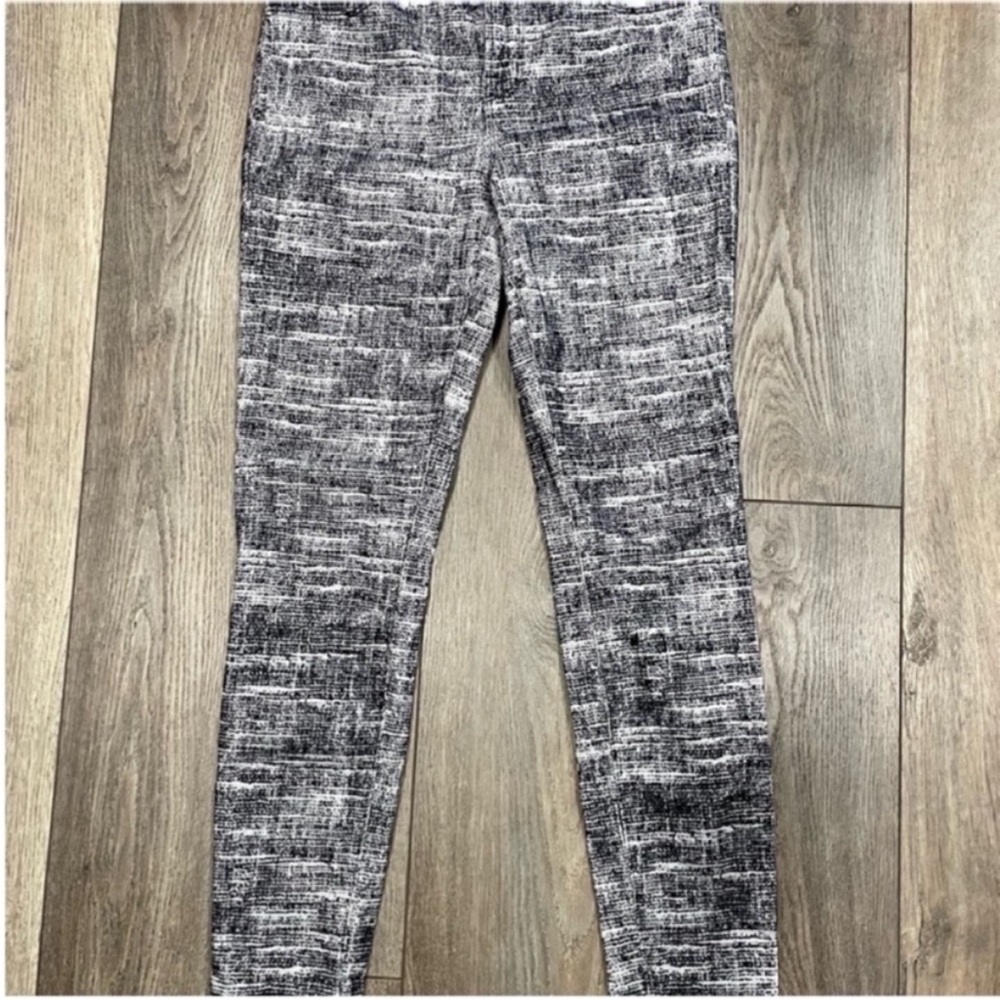 J Brand HARTLY Women’s Super Skinny Fog Black White Jeans Size 30